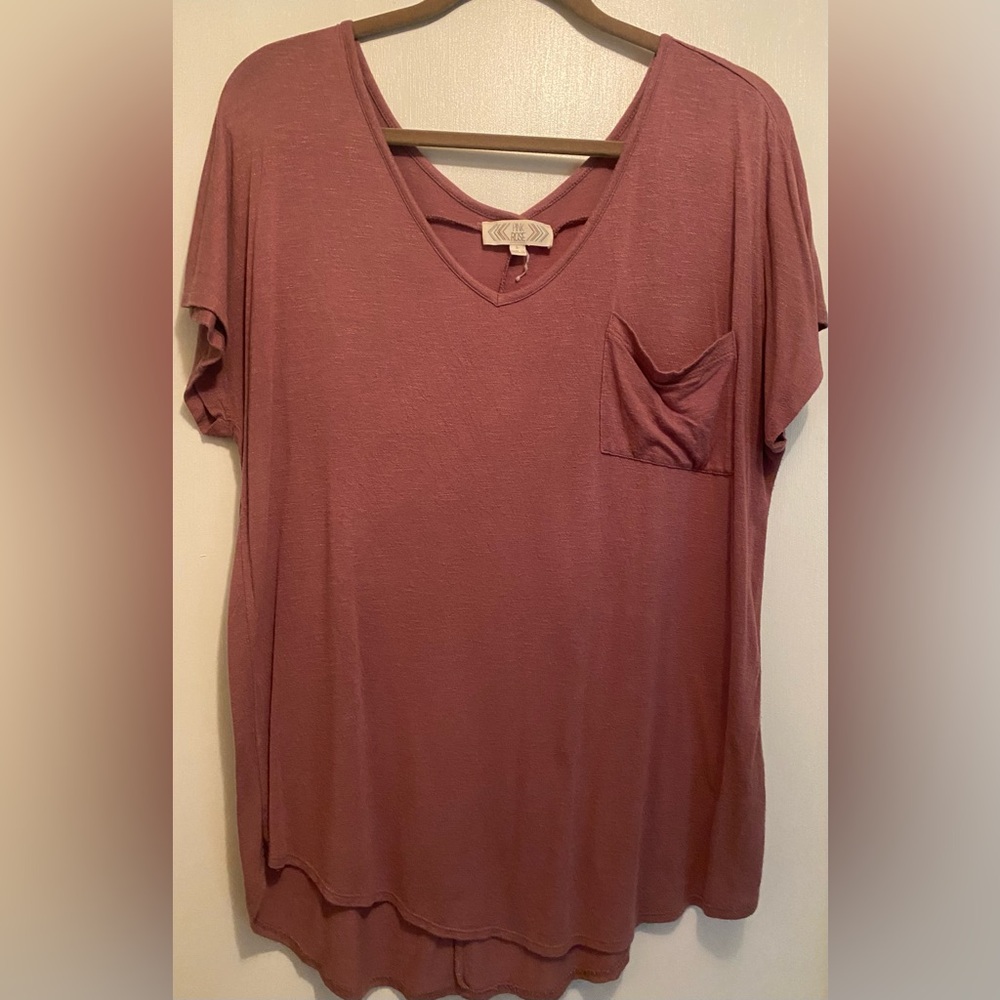 Only Worn Only Pink Rose Women's Short Sleeve Tee - Dusty Rose